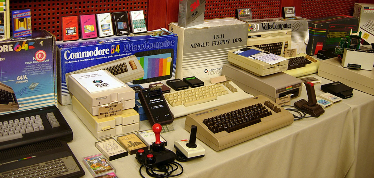 Retró Kiállítás Commodore hardverek